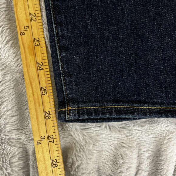 GAP Jeans Women’s 14S True Skinny Mid Rise Dark Wash Stretch Denim Blue Casual - Picture 8 of 9